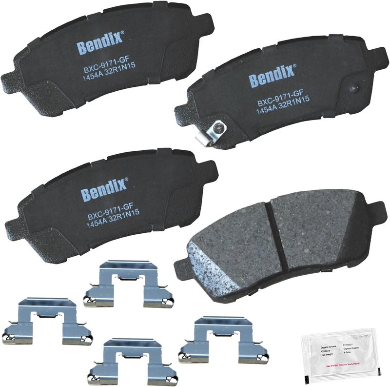 Bendix Priority1 CFC1454A Ceramic Front Brake Pads for Mazda 2 2014-2011, Suzuki Swift 2014, Swift 2021-2020 - Image 1